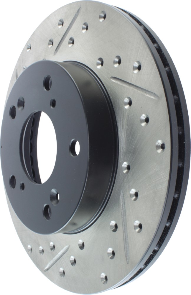 StopTech Sport slotted & drilled front rotor 262x21mm, Right