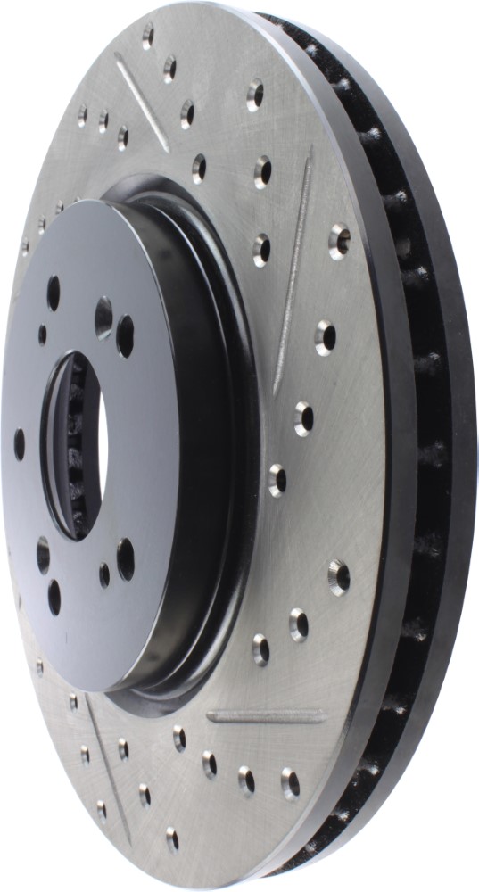 StopTech Sport slotted & drilled front rotor 296x28mm, Left