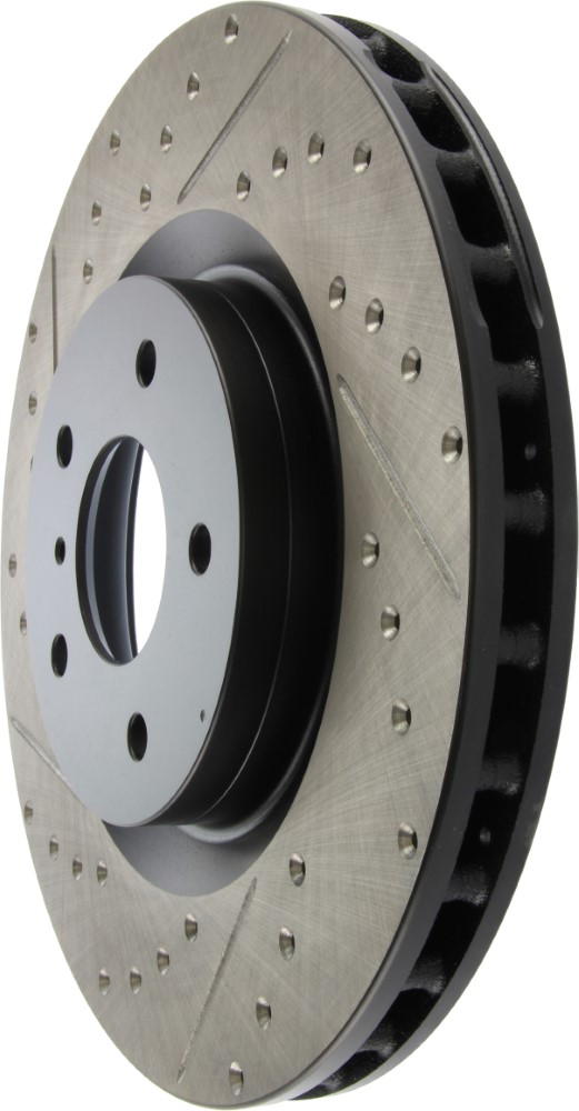 StopTech Sport slotted & drilled front rotor 324x30mm, Right