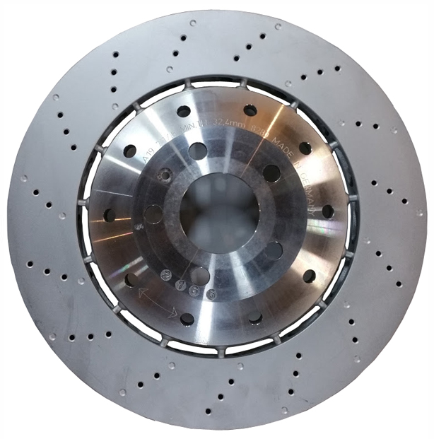 Centric Premium floating and cross-drilled front rotor 365x34mm (2 required) BACKORDERED