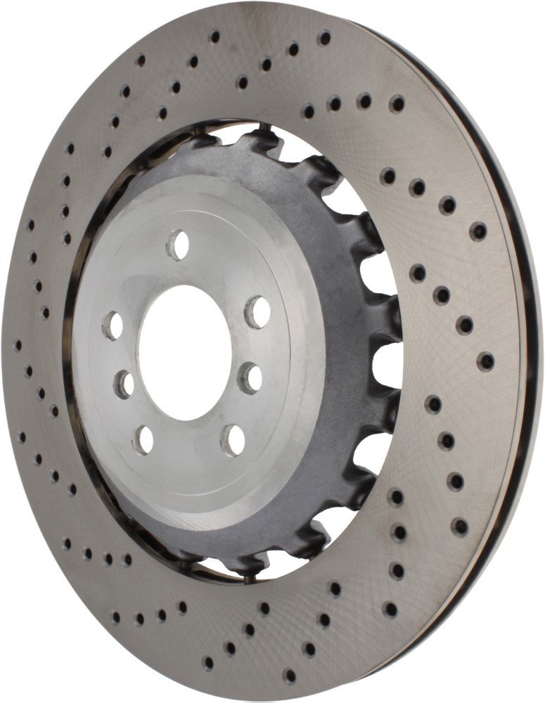Centric Premium cross-drilled rear rotor 396x24mm, Left BACKORDERED