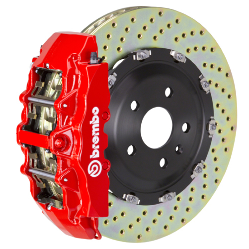 Brembo GT front BBK with 8-piston GT8 calipers and 380x34mm drilled or slotted rotors