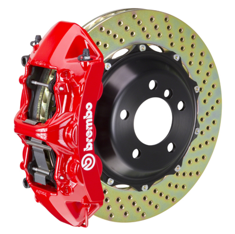 Brembo GT front BBK with 6-piston GT6 calipers and 380x32mm drilled or slotted rotors