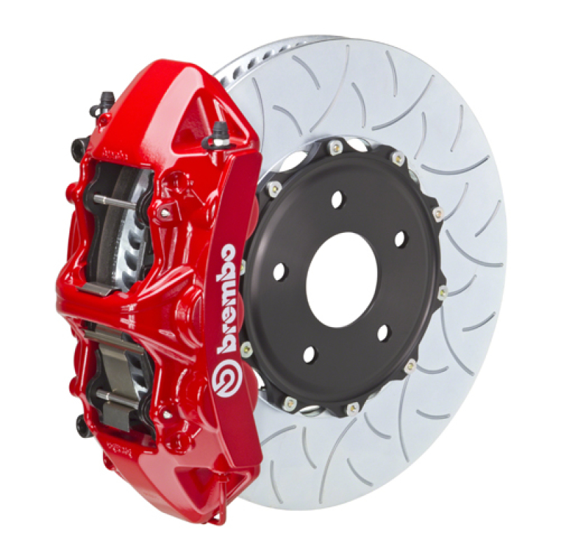 Brembo GT front BBK with 6-piston GT6 calipers and 350x34mm slotted rotors