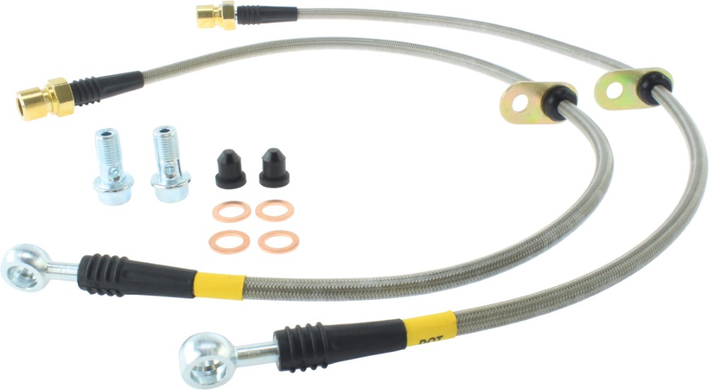 Stainless lines - Rear (Also fits StopTech BBK 83-192-0057, 83-193-0057)