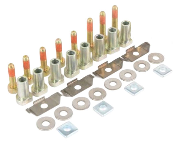 Brembo D-Bobbin style floating rotor mounting kit, 6mm flange, 8 hole mounting