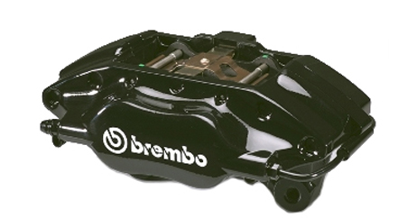 E Family 4-piston<br><small>GT Kit# 1EX.XXXX<br>Type 2 Ford Mustang<br>Brembo Pad 107.6953.12<br>Pad shape D592/D1053</small>