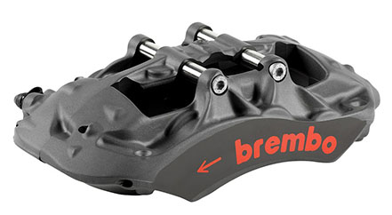 Pista FF6 6-piston<br><small>52mm Radial Pad Depth<br>Pad FMSI Shape D1247<br>.<br>.</small>