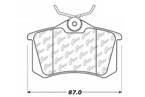 253mm Rear Rotors<br><small>D340 Rear Pads</small>