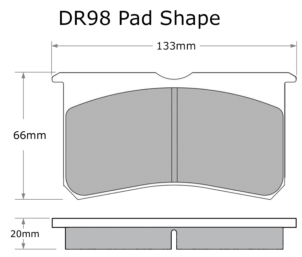 Pads for StopTech ST-42 Caliper