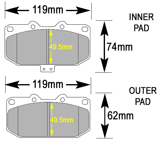 FMSI D647 Pad shape