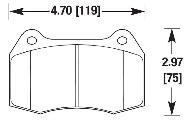 Brembo Front Calipers<br><small>D960 Pad Shape</small>