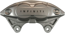 4-piston Front Brakes<br><small>355x32mm Front Rotors</small>