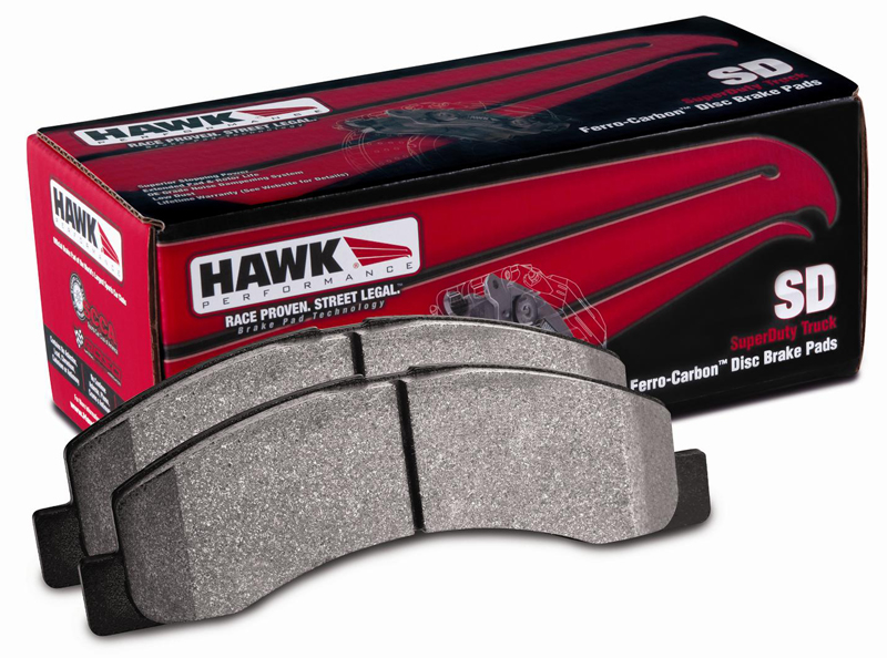 Hawk HP Super Duty brake pads -  front (D1324) [1 box required]