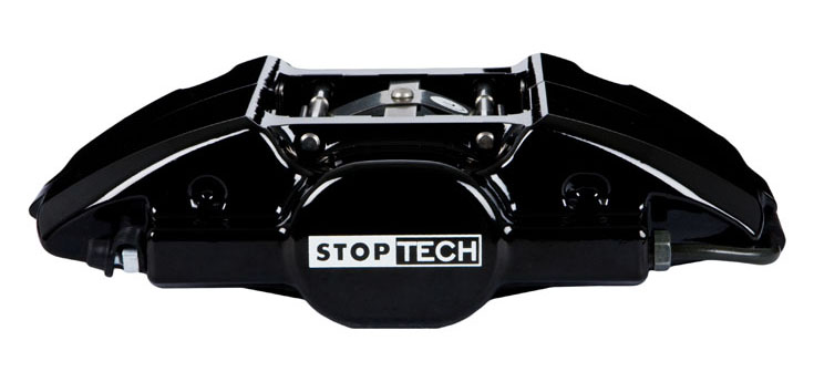 ST-22 caliper, 34mm pistons, black, 28mm wide, leading R UNAVAILABLE