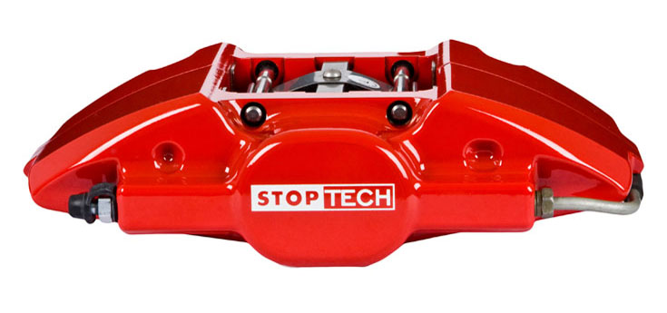 ST-22 caliper, 38mm pistons, red, 25mm wide, leading L UNAVAILABLE
